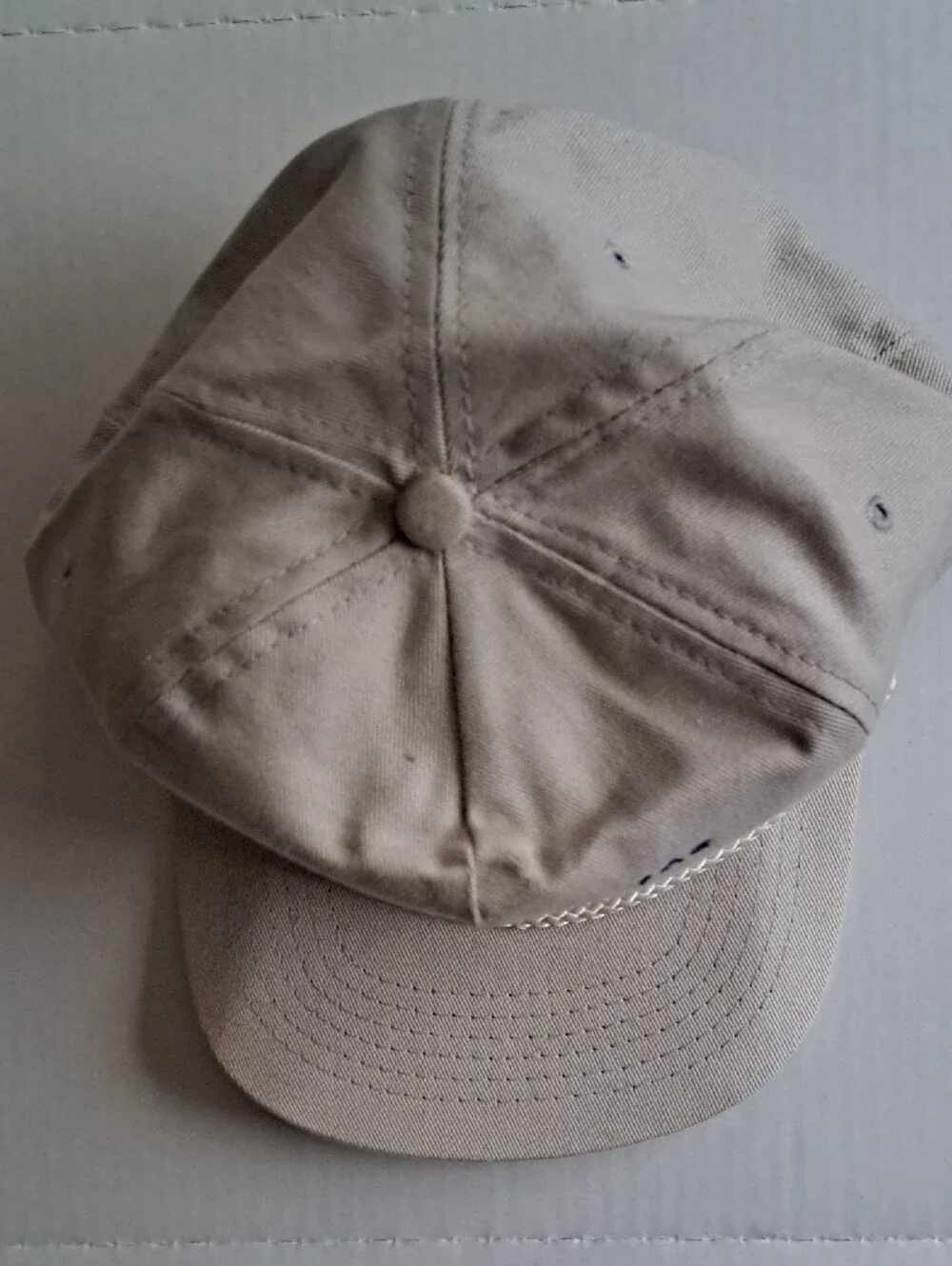 McDonnell Douglas Beige Rope-Trim Baseball Cap
